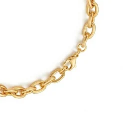 Pulsera acabado en oro amarillo de 18k - Rasai