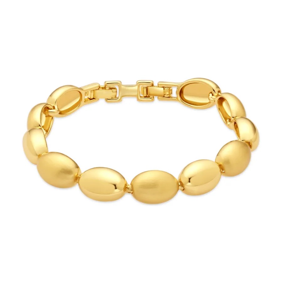Pulsera acabado en oro amarillo de 18k - Oga
