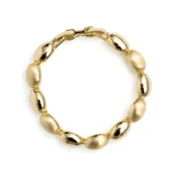 Pulsera acabado en oro amarillo de 18k - Oga