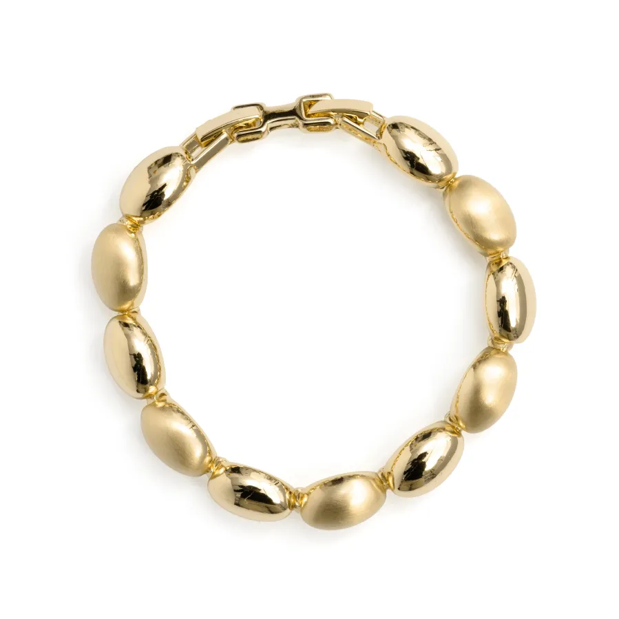 Pulsera acabado en oro amarillo de 18k - Oga