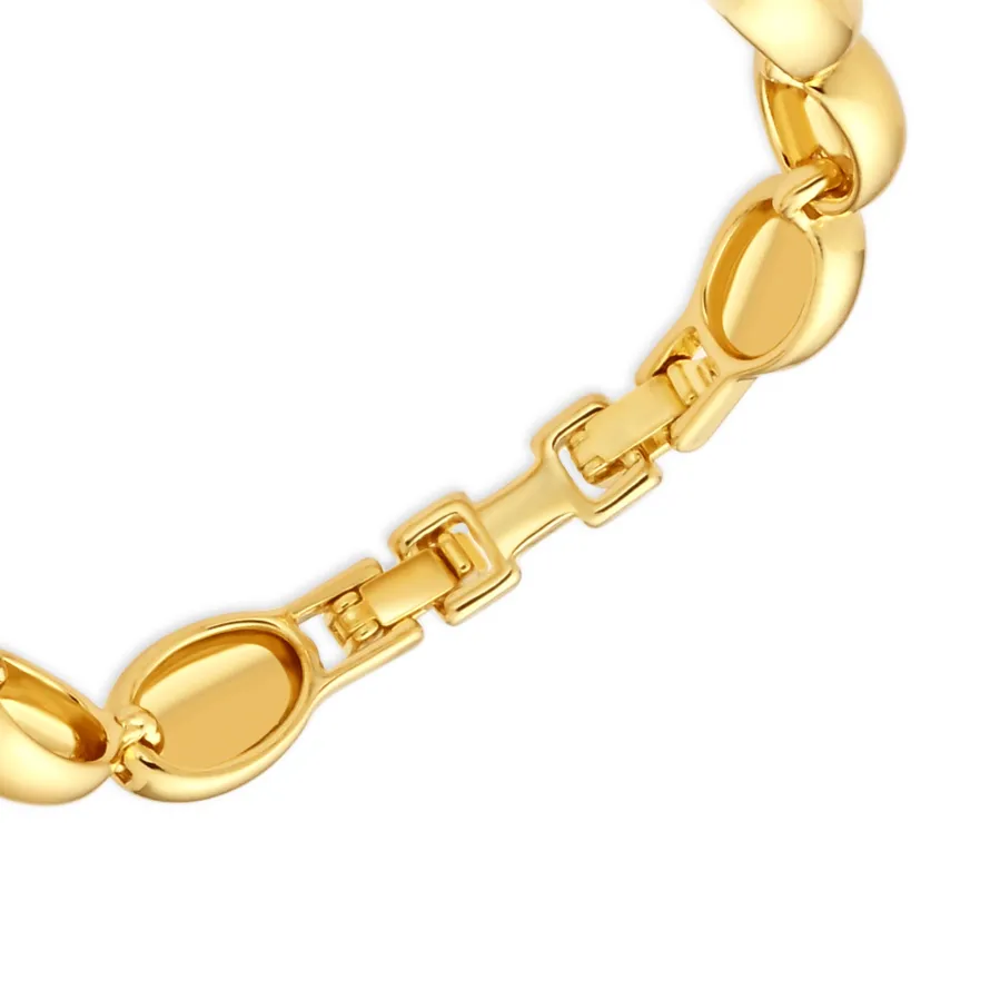 Pulsera acabado en oro amarillo de 18k - Oga