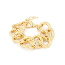 Pulsera acabado en oro amarillo de 18k - Moba