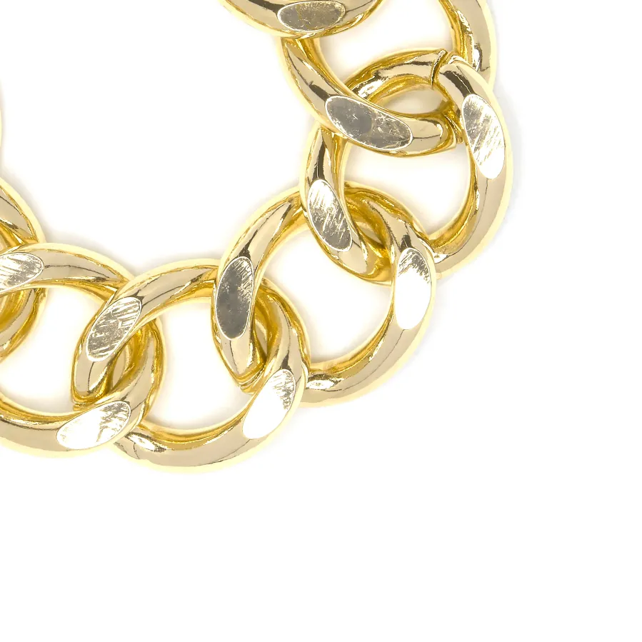 Pulsera acabado en oro amarillo de 18k - Moba