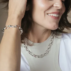 Pulsera acabado en rodio - Ciati