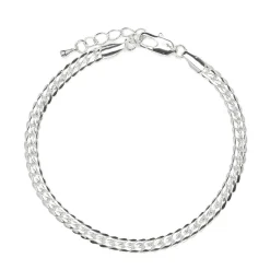 Pulsera acabado en rodio - Nanja