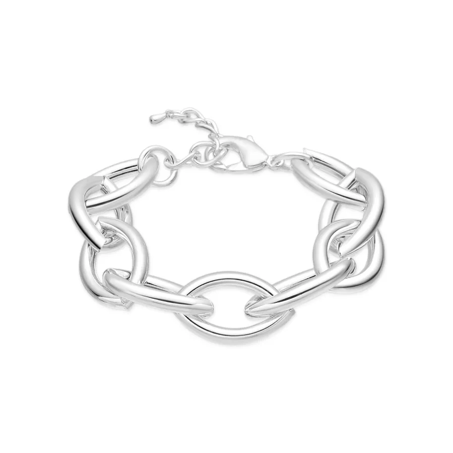 Pulsera acabado en rodio - Letli