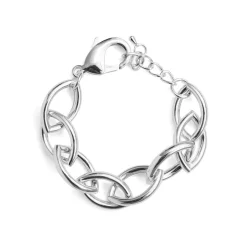 Pulsera acabado en rodio - Letli