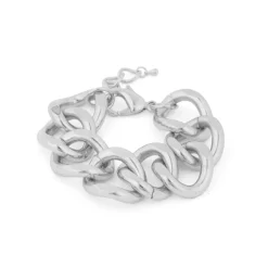 Pulsera acabado en rodio - Moba