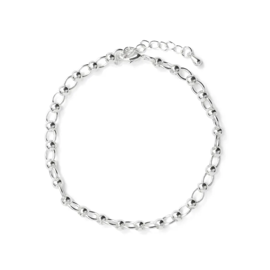 Pulsera acabado en rodio - Adthi