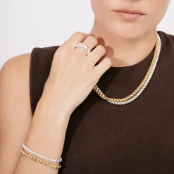 Pulsera acabado en rodio - Zugiro