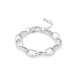 Pulsera acabado en rodio - Hande