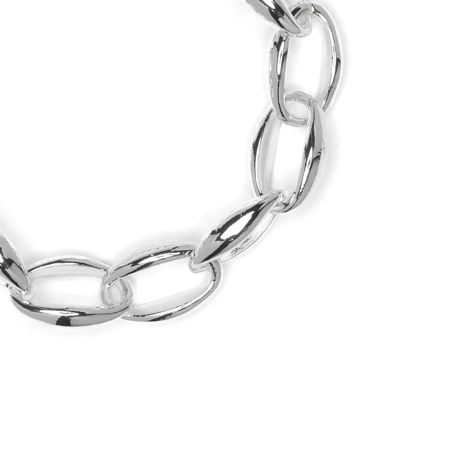 Pulsera acabado en rodio - Hande