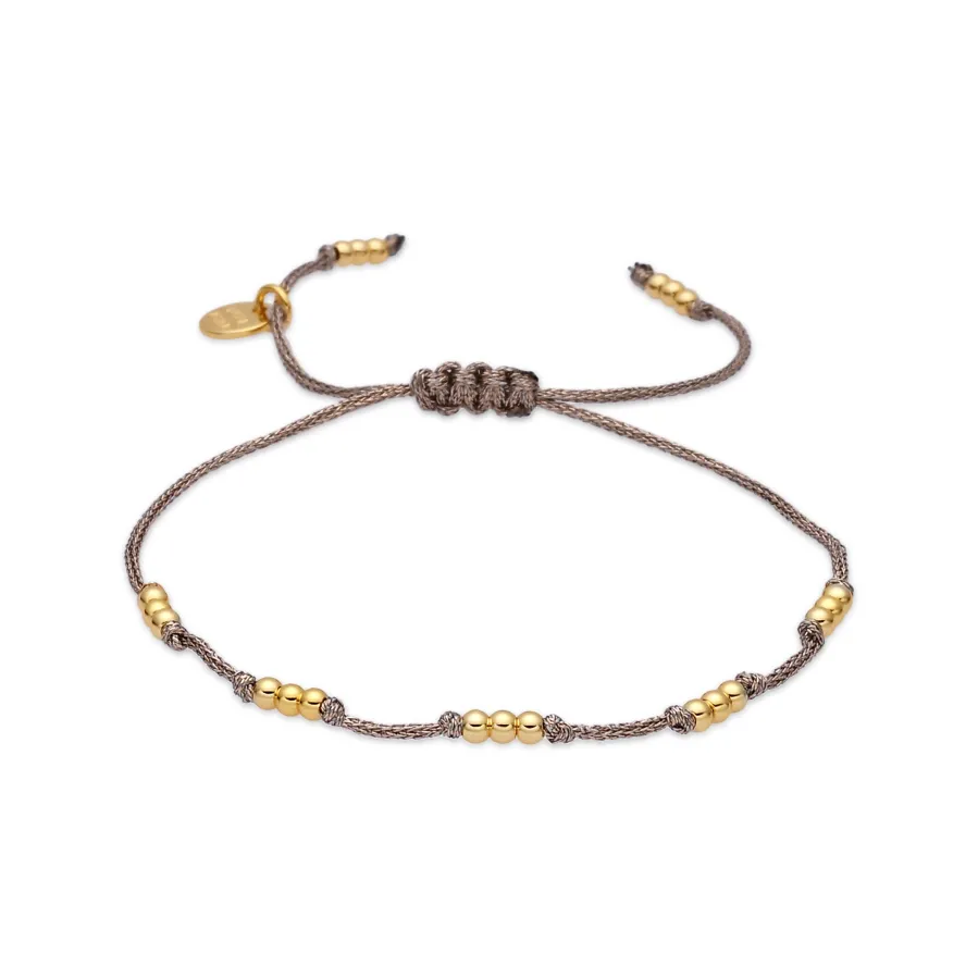 Pulsera acabado oro amarillo 18k - EKILO