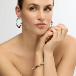 Pulsera acabado oro amarillo de 18k y Perla Blanca - Umavi