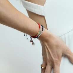 Pulsera acabado plata y Amazonita - Likah