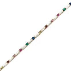 Pulsera con Madreperla Blanca acabado oro 18k - Xolau