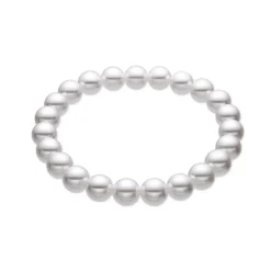 Pulsera con Perla Blanca acabado oro 18k - Anrae