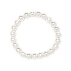 Pulsera con Perla Blanca acabado oro 18k - Anrae