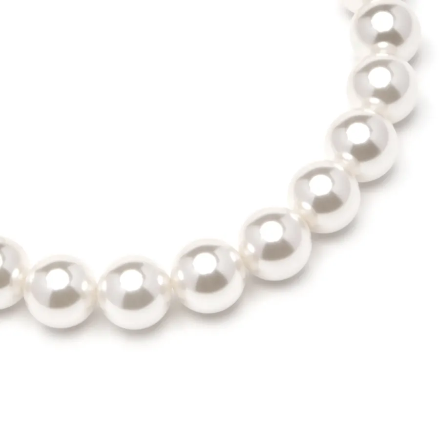 Pulsera con Perla Blanca acabado oro 18k - Anrae
