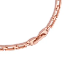 Pulsera de Circonita Brillante acabado en oro rosa de 18k - Mona