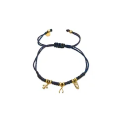 Pulsera de Plata de Ley 925 AcabadoOro 18K - Atlo