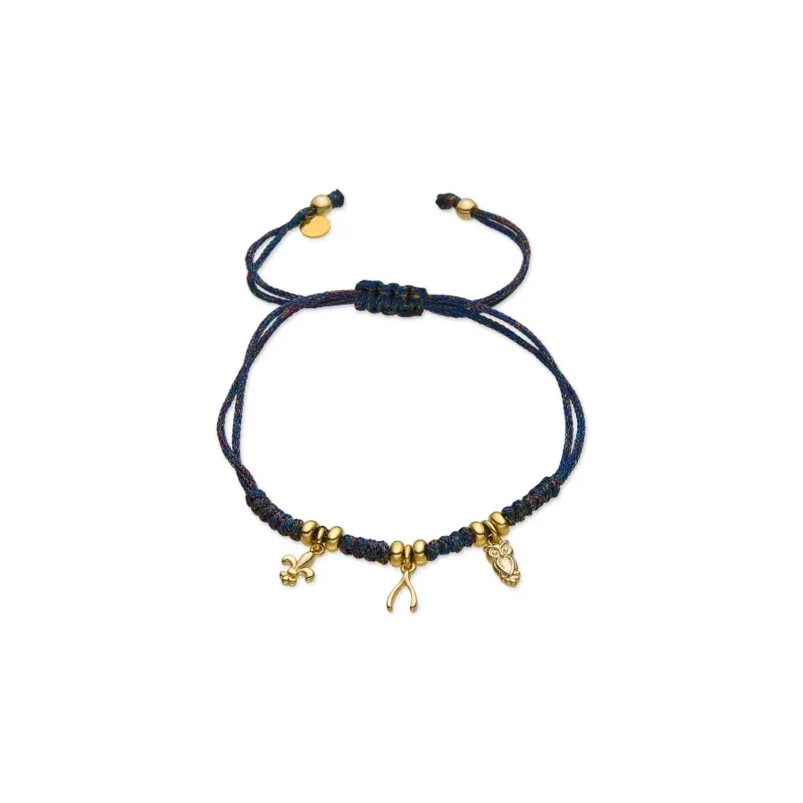 Pulsera de Plata de Ley 925 AcabadoOro 18K - Atlo