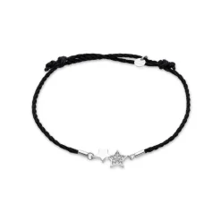 Pulsera de Plata de Ley 925 y Circonita Brillante acabada en rodio - Hudap