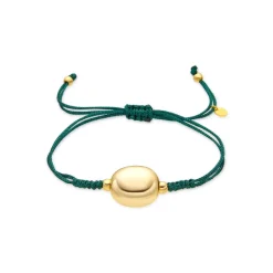 Pulsera de Plata de Ley 925 y acabado oro amarillo de 18k - Saina