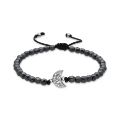 Pulsera de Plata de Ley 925 y Circonita Brillante acabada en rodio - Duver