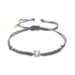 Pulsera de Plata de Ley 925 y Circonita Brillante acabado rodio - Akma