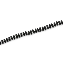 Pulsera de Plata de Ley 925 y Agata Negra acabado rodio - Laha