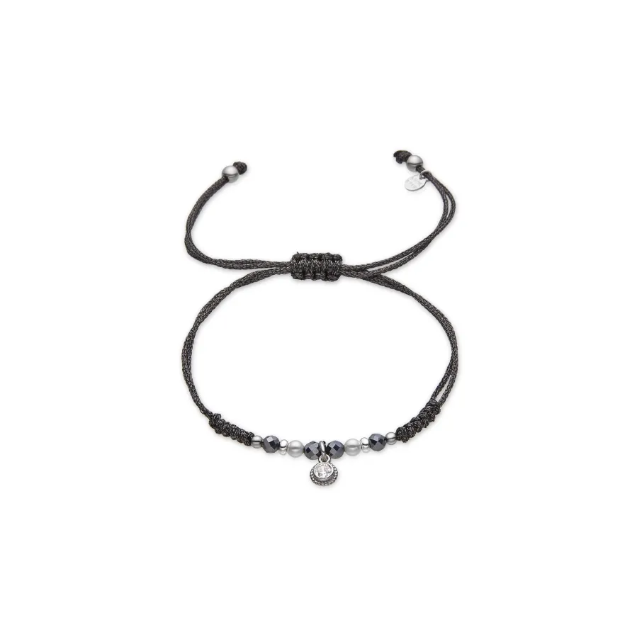 Pulsera de Plata de Ley 925 y Perla Blanca acabado en rodio - Nexa