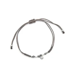 Pulsera de Plata de Ley 925 y Perla Blanca acabado en rodio - Nexa