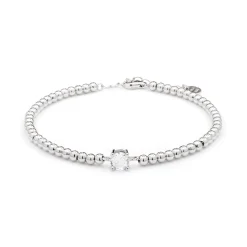 Pulsera de Plata de Ley 925 con Circonita Brillante acabada en rodio - Ruza