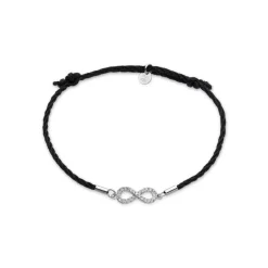 Pulsera de Plata de Ley 925 y Circonita Brillante acabada en rodio - Ganvi