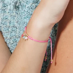 Pulsera de Plata de Ley 925 y Circonita Multicolor acabado en oro amarillo de 18k - Ruzin