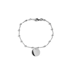 Pulsera de Plata de Ley 925 acabada en rodio - Mi Sol