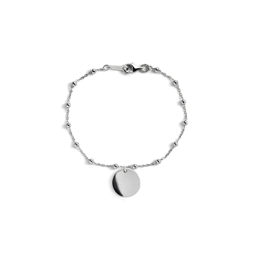 Pulsera de Plata de Ley 925 acabada en rodio - Mi Sol