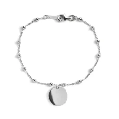Pulsera de Plata de Ley 925 acabada en rodio - Mi Sol