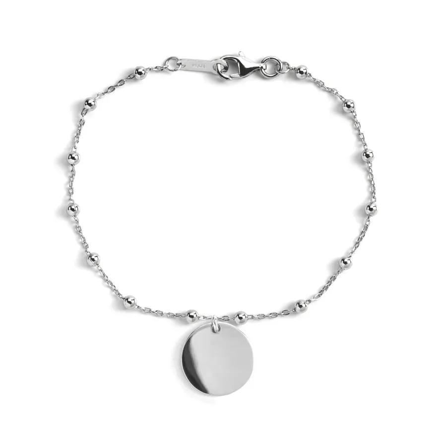 Pulsera de Plata de Ley 925 acabada en rodio - Mi Sol
