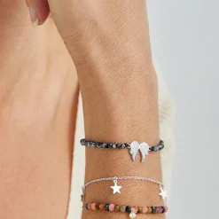 Pulsera de Plata de Ley 925 acabada en rodio - Sereke