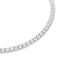 Pulsera de Plata de Ley 925 con Circonita Brillante acabada en rodio - Kileh