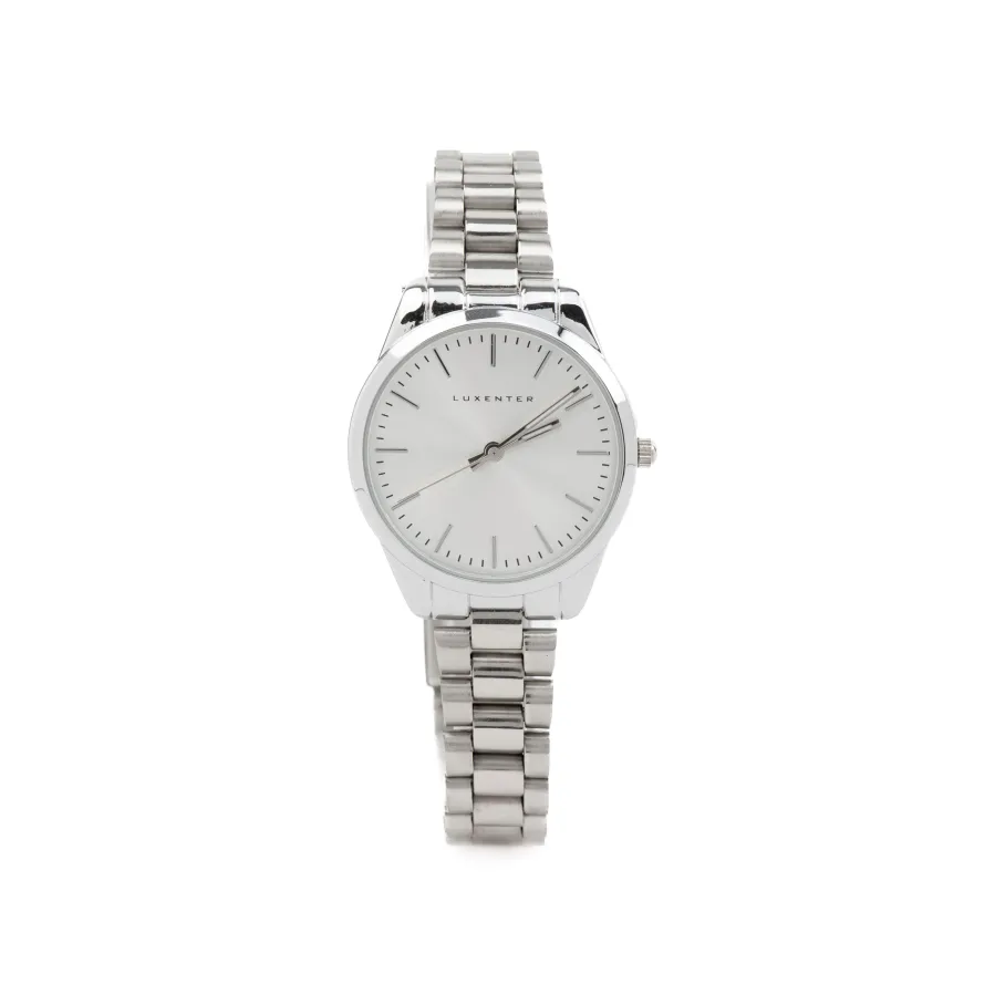 Reloj con Metalizado Blanco acabado plata - Verni
