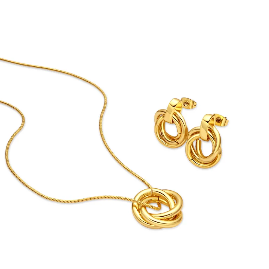 Set acabado oro amarillo 18k - Linkap